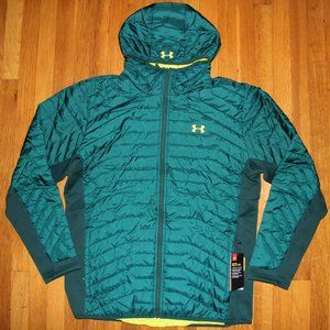 under armour coldgear reactor hybrid hooded jacket